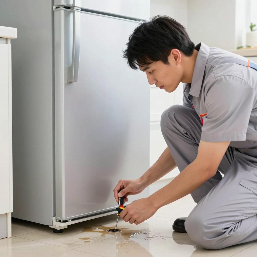 双开门冰箱底下漏水怎么办 双开门冰箱底下漏水解决方法【详解】第一张图