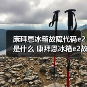 康拜恩冰箱故障代码e2是什么 康拜恩冰箱e2故障码解析【详解】(图4) 康拜恩冰箱故障代码e2是什么 康拜恩冰箱e2故障码解析【详解】(图4)