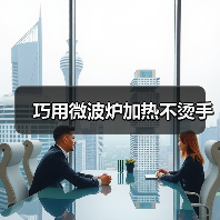 巧用微波炉加热不烫手（图1）
