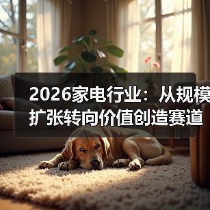 2026家电行业:从规模扩张转向价值创造赛道,这条路通吗?(图2) 2026家电行业:从规模扩张转向价值创造赛道,这条路通吗?(图2)