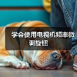 学会使用电视机频率微调旋钮（图1）