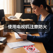 使用电视机注意防火（图3）