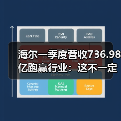 海尔一季度营收736.98亿跑赢行业:这不一定说明问题已经解决(图1) 海尔一季度营收736.98亿跑赢行业:这不一定说明问题已经解决(图1)
