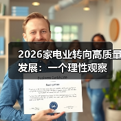 2026家电业转向高质量发展:一个理性观察(图4) 2026家电业转向高质量发展:一个理性观察(图4)