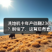 洗地机十年产值翻23倍?别傻了,这背后有套路(图1) 洗地机十年产值翻23倍?别傻了,这背后有套路(图1)