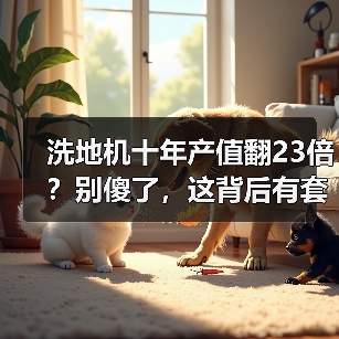 洗地机十年产值翻23倍?别傻了,这背后有套路(图2) 洗地机十年产值翻23倍?别傻了,这背后有套路(图2)