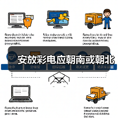 安放彩电应朝南或朝北（图1）