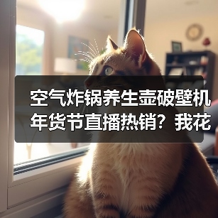 空气炸锅养生壶破壁机年货节直播热销?我花了三千块才搞明白(图1) 空气炸锅养生壶破壁机年货节直播热销?我花了三千块才搞明白(图1)