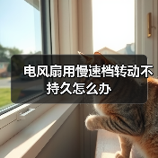 电风扇用慢速档转动不持久怎么办（图2）