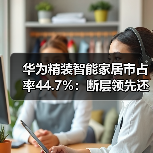 华为精装智能家居市占率44.7%：断层领先还是虚火？（图1）