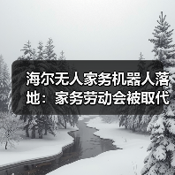 海尔无人家务机器人落地:家务劳动会被取代吗?(图3) 海尔无人家务机器人落地:家务劳动会被取代吗?(图3)
