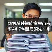 华为精装智能家居市占率44.7%断层领先：别人怎么追？（图4）