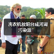 洗衣机放阳台成河湖“污染源”(图2) 洗衣机放阳台成河湖“污染源”(图2)