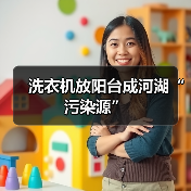 洗衣机放阳台成河湖“污染源”(图4) 洗衣机放阳台成河湖“污染源”(图4)
