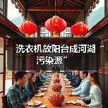 洗衣机放阳台成河湖“污染源”(图1) 洗衣机放阳台成河湖“污染源”(图1)