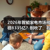 2026年智能家电市场规模8335亿?别吹了,我来告诉你真相(图4) 2026年智能家电市场规模8335亿?别吹了,我来告诉你真相(图4)