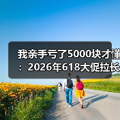 我亲手亏了5000块才懂:2026年618大促拉长至55天行业最长,普通人怎么应对(图4) 我亲手亏了5000块才懂:2026年618大促拉长至55天行业最长,普通人怎么应对(图4)