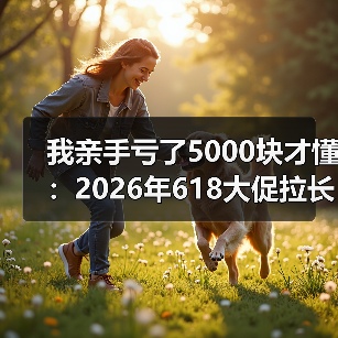 我亲手亏了5000块才懂:2026年618大促拉长至55天行业最长,普通人怎么应对(图1) 我亲手亏了5000块才懂:2026年618大促拉长至55天行业最长,普通人怎么应对(图1)