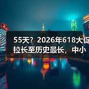 55天?2026年618大促拉长至历史最长,中小卖家怎么活?(图1) 55天?2026年618大促拉长至历史最长,中小卖家怎么活?(图1)