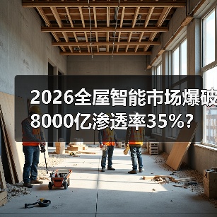 2026全屋智能市场爆破8000亿渗透率35%？一个缓慢的怀疑（图2）