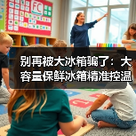 别再被大冰箱骗了：大容量保鲜冰箱精准控温净味除菌热销，但90%的人用错了（图3）