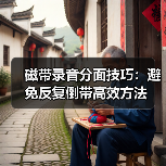 磁带录音分面技巧:避免反复倒带高效方法(图2) 磁带录音分面技巧:避免反复倒带高效方法(图2)