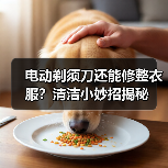 电动剃须刀还能修整衣服？清洁小妙招揭秘（图4）
