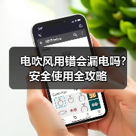 电吹风用错会漏电吗？安全使用全攻略（图1）