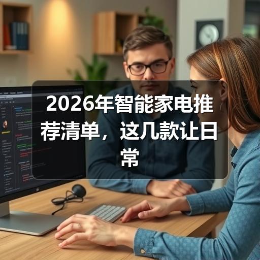 2026年智能家电推荐清单,这几款让日常生活更省心