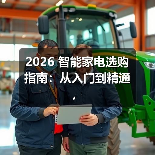 2026 智能家电选购指南：从入门到精通，一篇看懂怎么买