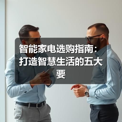 智能家电选购指南:打造智慧生活的五大要点