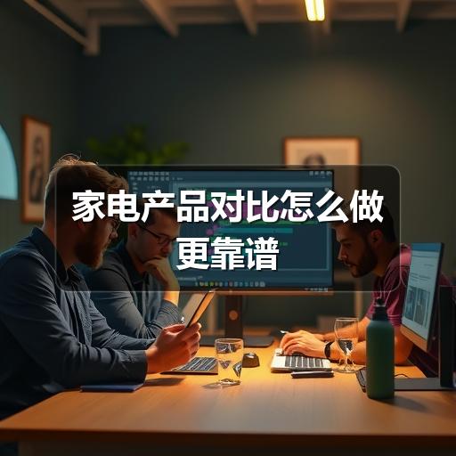 家电产品对比怎么做更靠谱