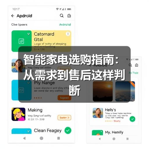 智能家电选购指南：从需求到售后这样判断更稳妥