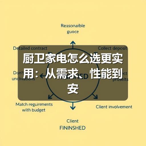 厨卫家电怎么选更实用:从需求、性能到安装的完整参考