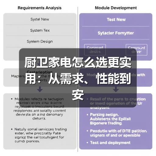 厨卫家电怎么选更实用:从需求、性能到安装的完整参考