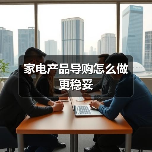 家电产品导购怎么做更稳妥