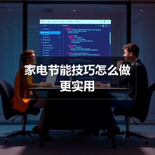家电节能技巧怎么做更实用